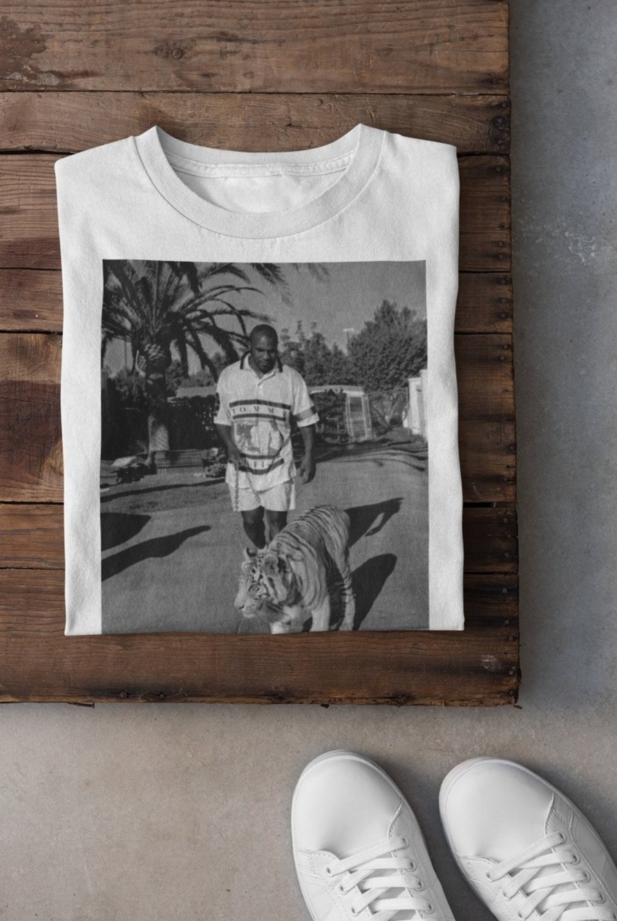 Mike Tyson T-Shirt Boxing Box Fan Iron Mike Tee